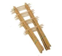 DIXIE STORE Lot de 10 treillis en bambou Longueur 75 cm - Tuteur pour tomates, concombres, plantes grimpantes, concombres, tomates - Tuteur pour plantes grimpantes Pot 2S