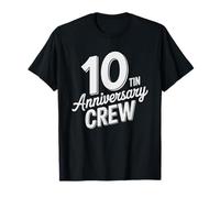 Dixième Anniversaire Noces D Aluminium Étain Couple T-Shirt