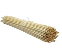 Dixiestore - Bâtons en Bambou Naturel - Tiges Bâtonnets en Bois - Tuteurs pour Plantes Grimpantes - Support pour Plantes, Fleurs, Treillis, Tomates - Taille 70 cm 6 mm 100 Pcs.uk