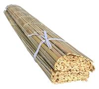 Dixiestore - Tapis en Bambou - Tapis d’Intimité - Brise-Vue Balcon - Tapis de Protection Naturel en Bambou - Canisse Terrasse - Clôture pour Jardin, Balcon et Terrasse, 1,8 x 5 m