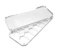 DIXII Étui pour cartes de jeu pour interrupteur, étui de support en acrylique transparent à 14 emplacements pour cartes de jeu Switch Lite organisateur de cartes de jeu résistant aux chocs (boîte à