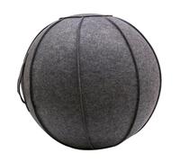 DIXII Feutre Assis sur Un Ballon, Ballon d'exercice Autoportant Durable, Couverture De Balles De Yoga avec Poignée, Gris Foncé