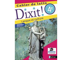 Dixit ! Cahier de latin 4e - Edition 2017