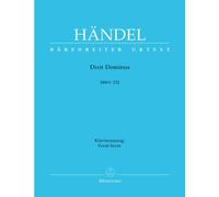 Dixit Dominus Domino meo HWV 232 --- Chant(SATB)/Piano