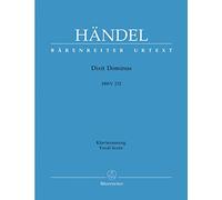 Handel G.F. – Dixit Dominus HWV 232 – Partition vocale grand format – Bärenreiter-Verlag