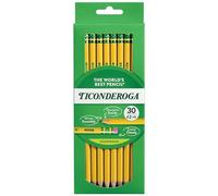 Dixon Ticonderoga Pré-affûtée crayon avec gomme Box of 180