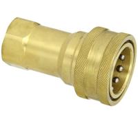 Dixon Valve 8HF8-B en laiton avec échangeur ISO-B, raccord hydraulique, coupleur, raccord de 2,5 cm x 2,5 cm, filetage femelle 11-1/2 NPTF