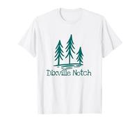 Dixville Notch New Hampshire Arbres rustiques Forest Woods Camp T-Shirt