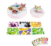 DIY 3D Creative Insect Paper Jigsaw Puzzle, Educational 3D Cartoon Puzzle, Cartoon Puzzles, Educational Toy for Activity, Classroom & Family Fun (25 Insects)