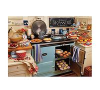 DIY 5D Broderie Diamant Kit Complet Cuisine Ustensiles De Cuisine Pain Diamant Painting Kit de Broderie Diamant Peinture Kit Complet pour Adultes Point De Croix Arts pour Décor Murale 80x120cm/32x48in