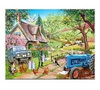 DIY 5D Broderie Diamant Kit Complet Paysages D'Animaux De La Ferme 25x30cm Peinture par numéro Diamond Painting Adultes Enfants Cristal Strass Point de Croix Diamant Arts Craft Home Décoration Murale