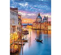 DIY 5D Broderie Diamant Kit Complet Venise pittoresque Diamant Painting Kit de Broderie Diamant Peinture Kit Complet pour Adultes Strass Point De Croix Artisanat pour Home Décor Murale 40x50cm/16x20in