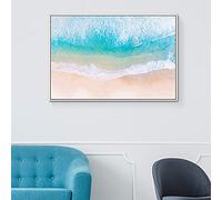 DIY 5D Diamant Peinture Kits,plage grande taille Diamond Painting Strass Complet Chambre Complete Adulte Arts pour La Maison Décoration Murale Cadeau d'images de mosaïque 30x70cm