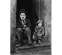 Diy 5d Diamant Peinture NuméRo Kit Charlie Chaplin, comédien Britannique et Photo Broderie Diamant Full Perceuse 11.8"x15.7"(30x40cm) Sans Cadre