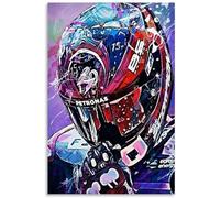 Diy 5d Diamant Peinture NuméRo Kit Fabio Quartararo Toile Art Poster Broderie Diamant Full Perceuse 11.8"x15.7"(30x40cm) Sans Cadre