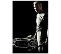 Diy 5d Diamant Peinture Par NuméRo Kit Acteur Clint Eastwood Broderie Diamant Broder Au Point Croix Arts 11.8"x15.7"(30x40cm) Sans Cadre