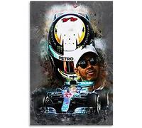 Diy 5d Diamant Peinture Par NuméRo Kit Affiche Lewis Hamilton Broderie Diamant Broder Au Point Croix Arts 15.7"x19.7"(40x50cm) Sans Cadre