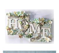 DIY 5D Diamant Peinture par Numéro Kit HOME - Art Plein Forage Cristal, Strass Diamond Painting, Puzzles Broderie, Arts Croix Artisanat, Toile Peinture, Stickers Muraux 40X30 CM