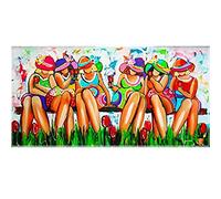 DIY 5d Diamant Peinture par numéro kit, Peinture Diamant,Broderie Diamant Grosse femme Strass à broder au point de croix Arts Craft sur toile Décoration murale 40X20cm