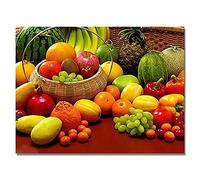 DIY 5D Diamond Painting Complet Fruit Nature Morte Broderie Diamant Kit Complet Diamant Peinture Cristal Strass Point De Croix Diamant Painting Arts Artisanat Décor Murale Pour Maison 45x60cm/18x24in