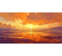 DIY 5D Diamond Painting Kit Complet, Automne Diamond Painting Coucher de soleil Diamond Painting Grand Format 60x120cm, Diamant Painting Adulte Débutant Cristal Art Painting Kit,Decoration Maison -900