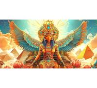 DIY 5D Diamond Painting Kit Complet, Egypte Diamond Painting Déesse Diamond Painting Grand Format 40x80cm, Diamant Painting Adulte Débutant Cristal Art Painting Kit, Decoration Chambre Maison -11