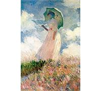 DIY 5D Diamond Painting Kit Forage Complet Claude Monet Femme au parasol Diamant Peinture de Croix Peinture Strass Broderie Craft pour Home Décoration Mural