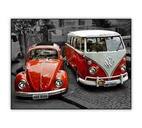 DIY 5D Diamond Painting Kits Voiture De Bus Rouge 40x50cm Broderie Diamant Peinture Kits Bricolage Full Drill Cristal Strass Point de Croix Arts Craft Décoration Maison/Salon/Chambre/Bureau
