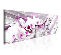 DIY 5D Diamond Painting Large Full Drill Orchidée blanche pourpre 40x120cm peinture diamant Broderie Grande Cristal strass point de croix à la main Artisanat Maison Salon chambre Décor Murale