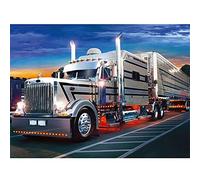 DIY 5D Diamond Painting Plein Forage Kits Camion Résine Cristal Strass Diamant Peinture Point De Croix Broderie Par Numéros Adultes Puzzle Lmage Maison Mur Décor Artisanat 40x50cm/16x20in E8880