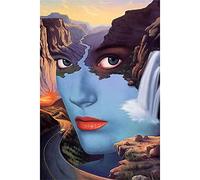 DIY 5D Peinture Diamant Kit Complet Adulte/Enfant Cascade De Visage De Femme 30x50cm Diamond Painting Cristal Strass Broderie Point De Croix Diamant Art Peinture Pour Maison Salon Chambre Décoration