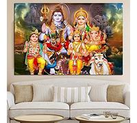 DIY 5D Peinture Diamant Painting Kits grande Complet Adulte/Enfant, Dieu hindou Diamond Painting Broderie Point de Croix mosaïque Toile Art, pour la décor murale à la maison Square drill,40x60cm