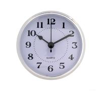 DIY 90 mm Quartz Horloge Mouvement Insert avec Chiffres Arabes pour Décoration Maison et Réparation Horloge Argent Pièces de Rechange