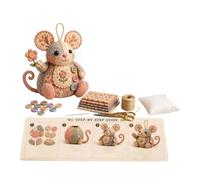 DIY Animal Sewing Craft Kit With Stuffing Handmade Mouse Home Decor