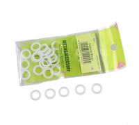 DIY Anneaux en plastique Accessoires de sac à main pour anneaux en | Idéal pour les projets de bricolage, réparation de sac, organisateur de siège de voiture, design blanc, taille 12,7 mm