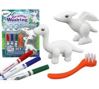 DIY Art Set Dinosaures Figures 2 pièces Marqueur Pinceau