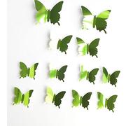 DIY autocollants en PVC Wallpaper Stickers, Stillshine -3D Stereo Mirror papillon Wall Stickers & murales Wall Stickers Wallpaper amovible mural décor decorative (Style 4,13CM)