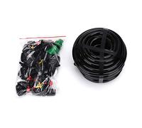 DIY Automatic Watering Tool Drip Irrigation Kit, Garden Watering System with 10m Hose, 10 Spray Nozzles and Connectors, for Home Balcony Greenhouse Plants, Plastic and Material