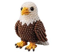 DIY Beaded Animal Craft Kit - 3D Handmade Bead Set | Creative Funny Animal Model Building Project Desk Shelf Decor Backpack Charm Party Favor Art Class Holiday Activity Kit For Home School Use