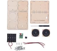 DIY Bluetooth Speaker Kit,Electronic Sound Amplifier,Build Your Own Portable Wooden Case,Bluetooth Speaker Sound,Cool Gift Ideas