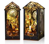 DIY Book Nook, ADDLIVE Book Nook Maquette, Miniature a Construire Bibliotheque avec lumière LED, Puzzle 3D Maison Miniature, pour Adultes et Adolescents à Partir de 14 Ans