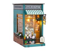 DIY Book Nook Kit Maison Miniature Librairie 3D Puzzles | Maison Poupée DIY avec éclairage LED - Décoration étagère - Cadeau Anniversaire ou Noël