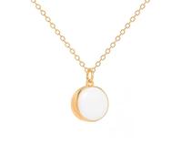 DIY Breast Milk KIT - Gold Round 12mm Médaillon Collier "Cercle de la vie"