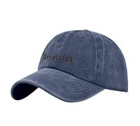DIY Broderie Hop Trucker Femmes Chapeau Baseball Hommes Soleil Casquettes de baseball, bleu marine, Taille unique