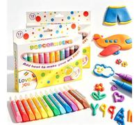 DIY Bubble Popcorn Drawing Pens, Magic Puffy Pens with Puffy Paint，2SETS：B