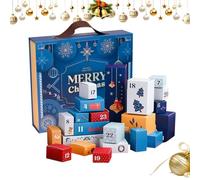 DIY Calendar Calendar Advent - Boxes 24 Day Cardboard Fillable Drawer | Empty Christmas Cardboard Number - Boxes For Men Women Kid Festival Office Table Room