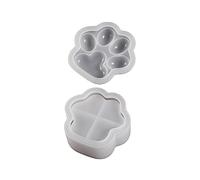 DIY Cat Paw Shaped Container Moule en silicone époxy 3D DIY Boîte de rangement Moules Artisanat Fabrication de bijoux Livraisons Boîte de rangement pour les moules de pattes de chat