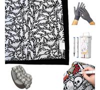 DIY Coloring Blanket, Coloring Blankets for Adults,Colour Your Own Blanket, Creative Personalized Art Project & Cozy Home Decor(#D)