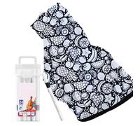 DIY Coloring Blanket, Creative Colour in Blanket Personalized Drawing Art,Soft,Stress Relief,with 24-Color Brushes,Use Your Imagination,Funny Painting Decorations