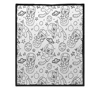 DIY Coloring Blanket - Soft Washable Drawing Fabric, Creative Craft Arts Throw, Reusable Doodle Sheet, Comfortable Home Decor Cover, Artistic Activity Blanket, Family Fun Entertainment